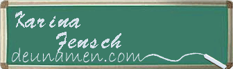 Karina Fensch Visitenkarte